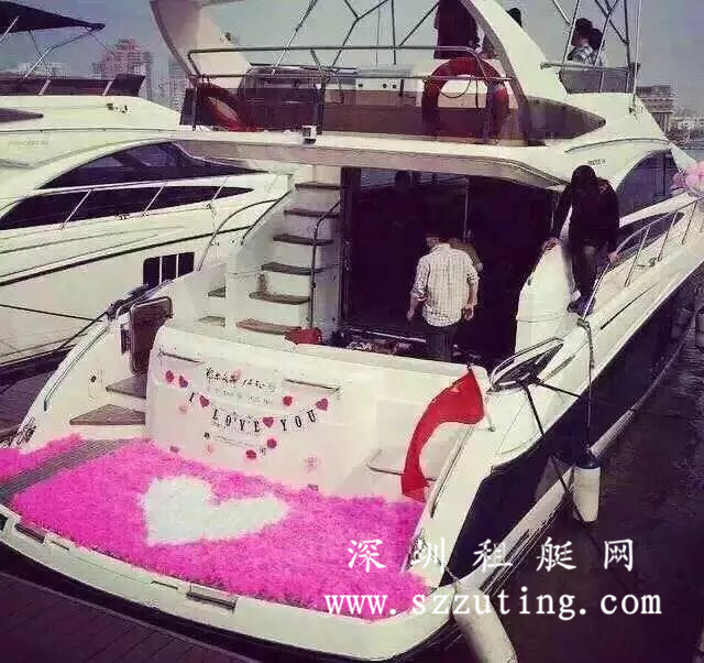 深圳游艇出租之海上婚礼｜让爱浪漫起航！